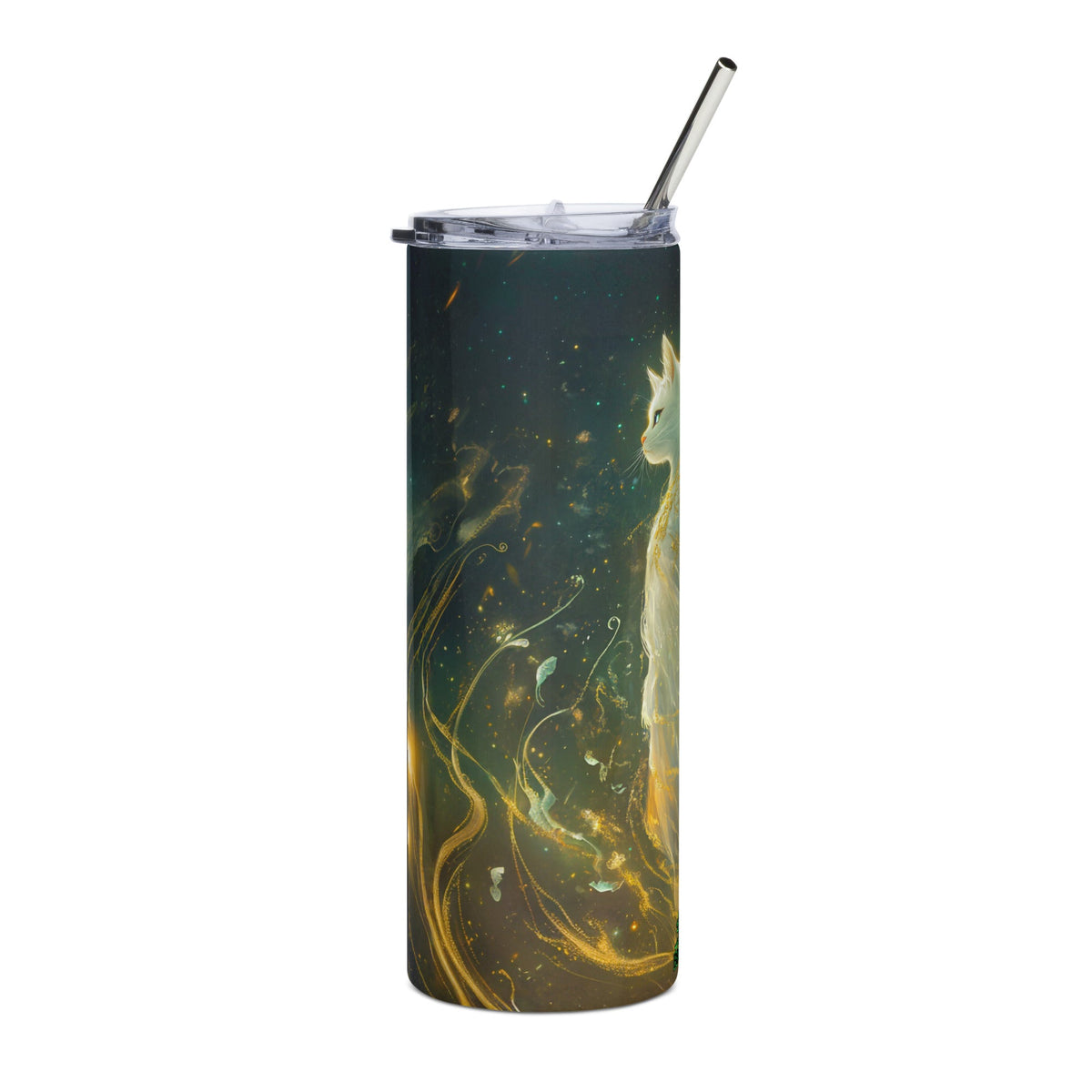 Elysia the Moonlit Spirit - Stainless Steel Tumbler - BBairt
