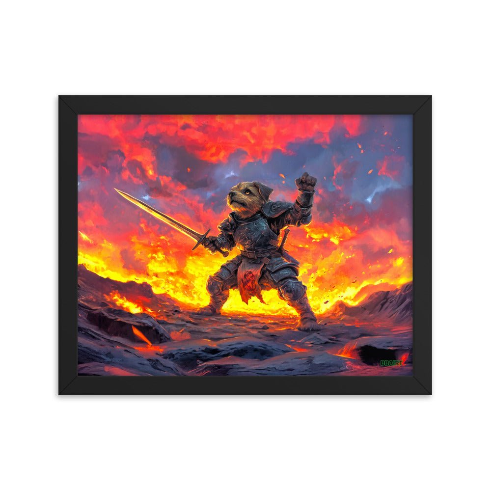 Emberpaw the Brave - Framed Photo Paper Poster - BBairt