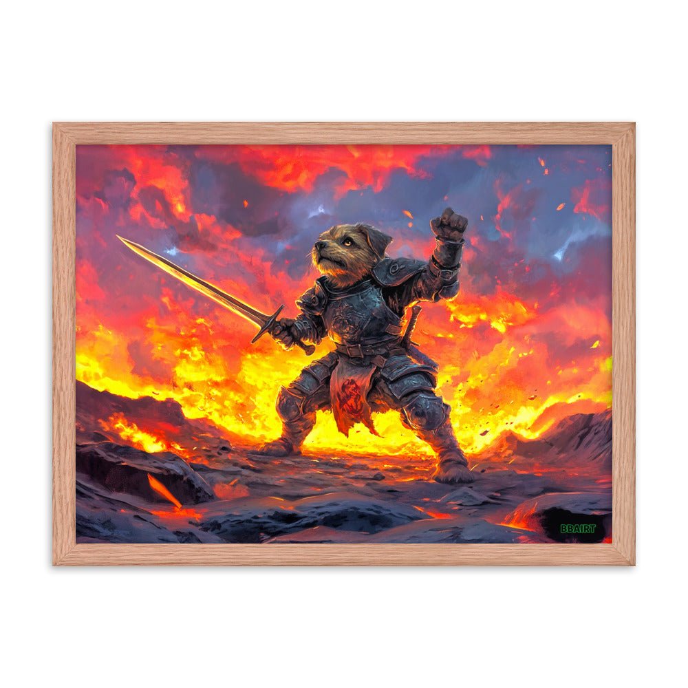 Emberpaw the Brave - Framed Photo Paper Poster - BBairt