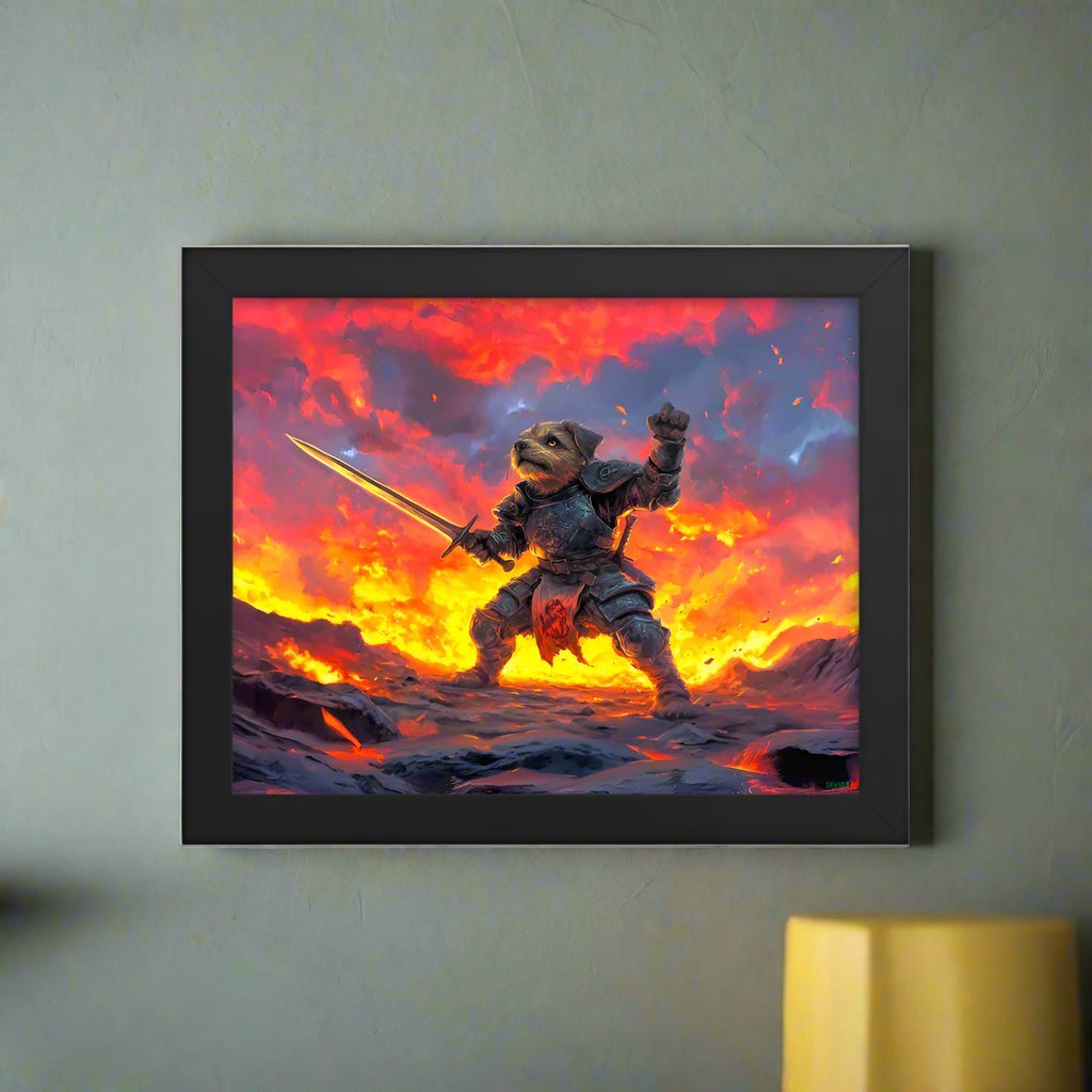 Emberpaw the Brave - Framed Photo Paper Poster - BBairt