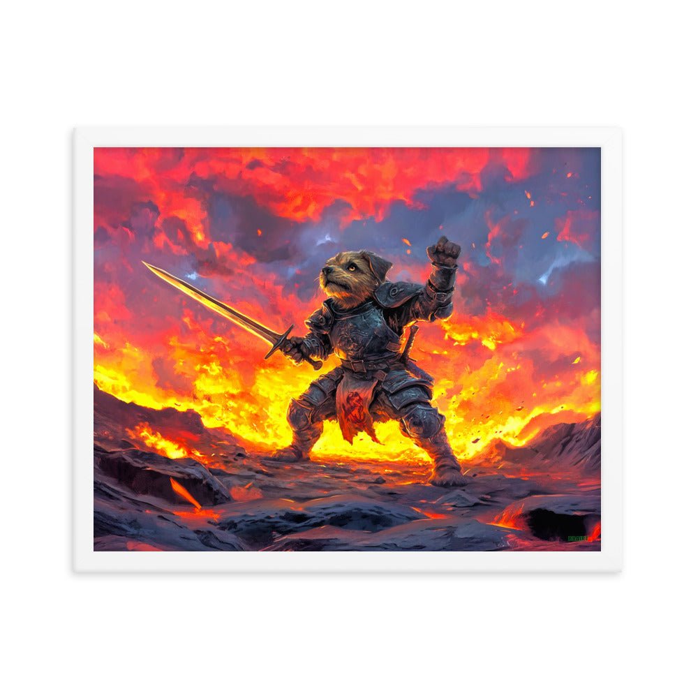 Emberpaw the Brave - Framed Photo Paper Poster - BBairt
