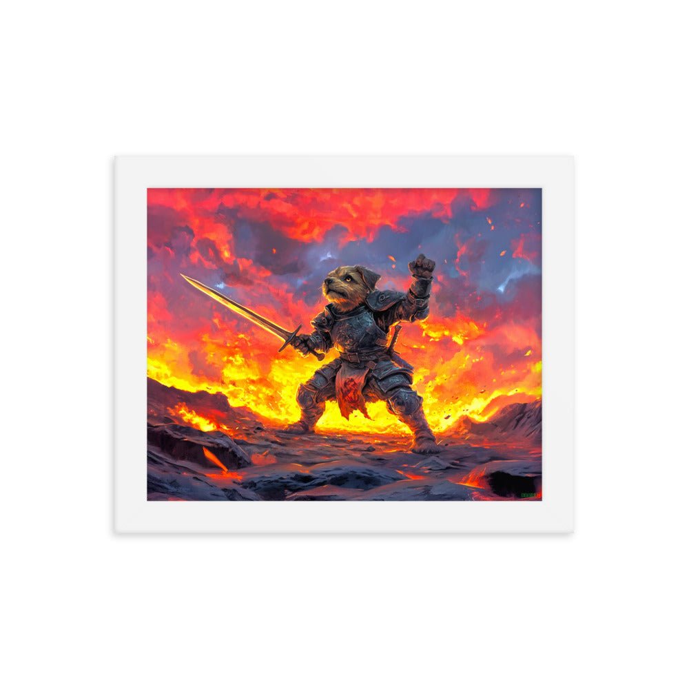 Emberpaw the Brave - Framed Photo Paper Poster - BBairt