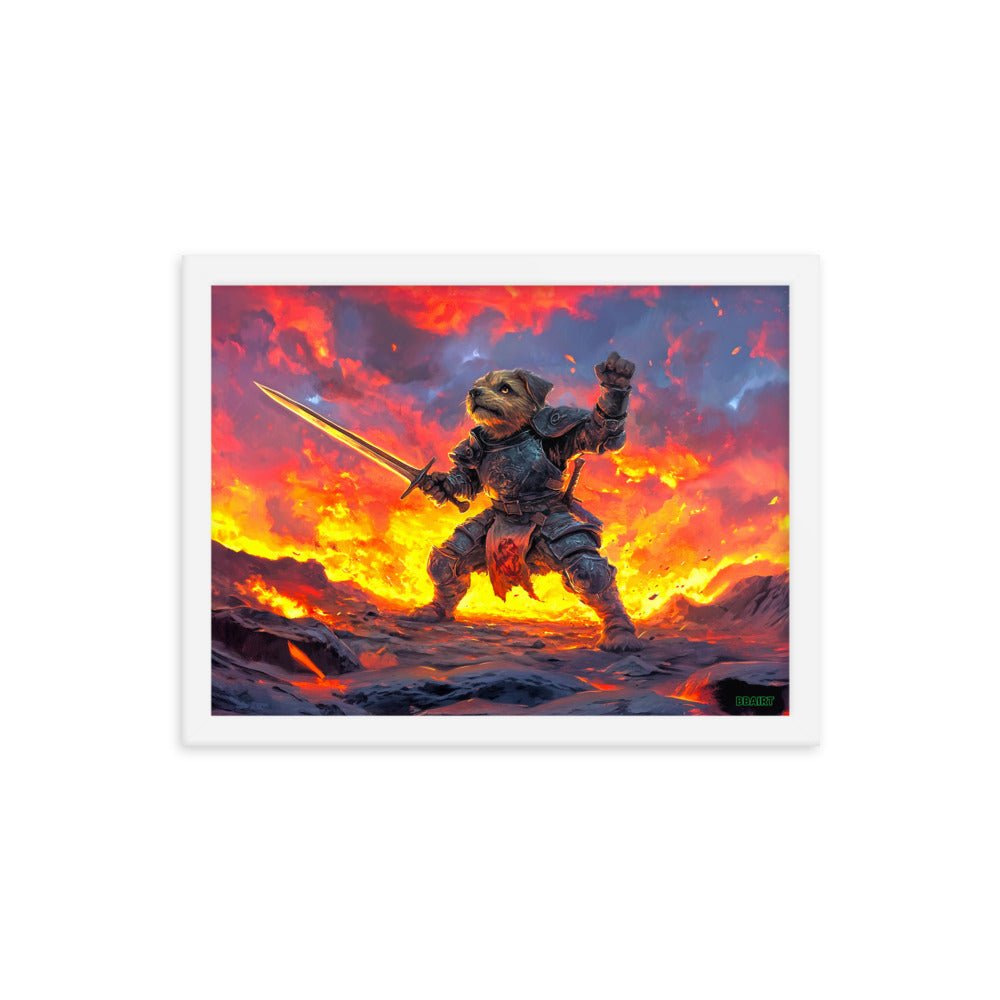 Emberpaw the Brave - Framed Photo Paper Poster - BBairt