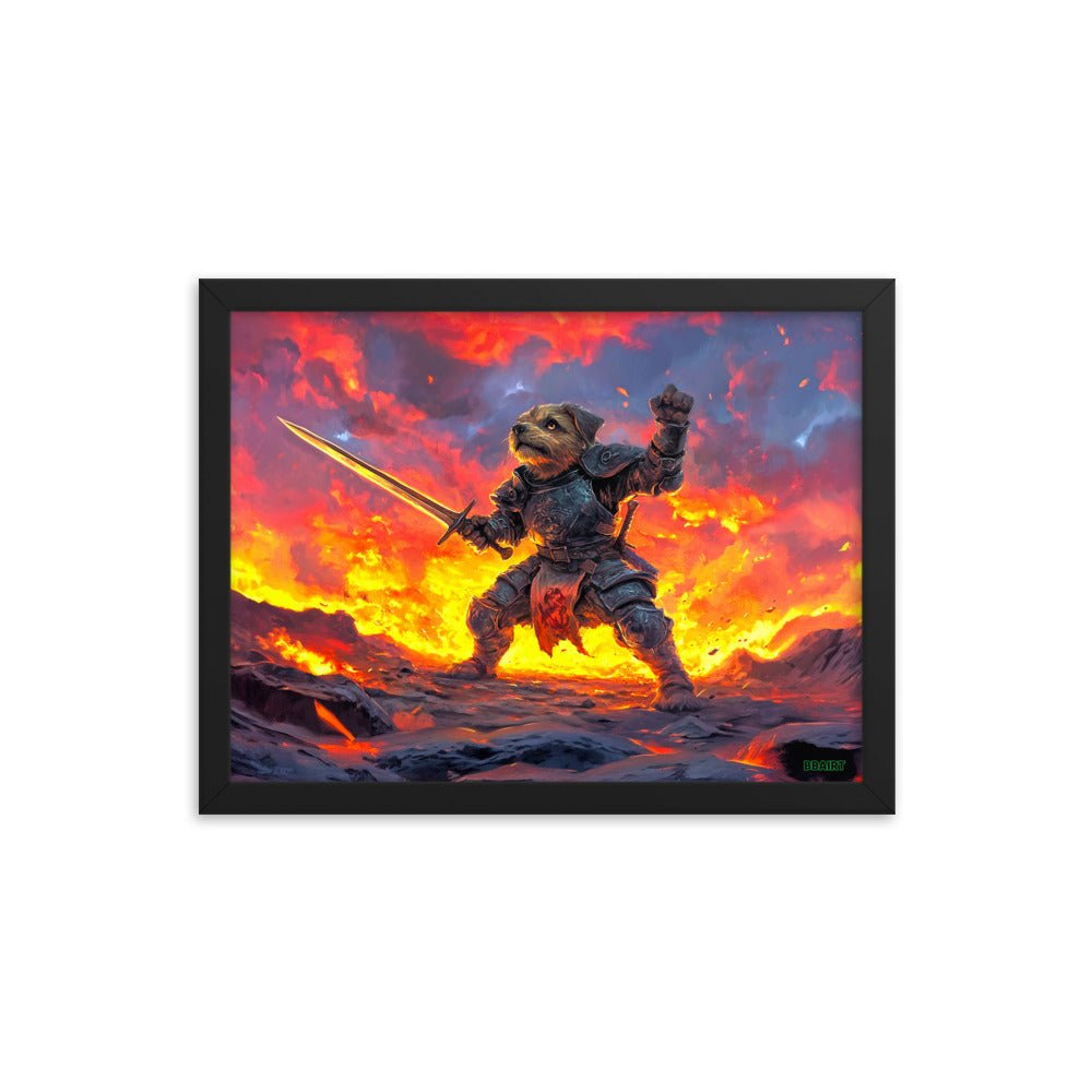 Emberpaw the Brave - Framed Photo Paper Poster - BBairt