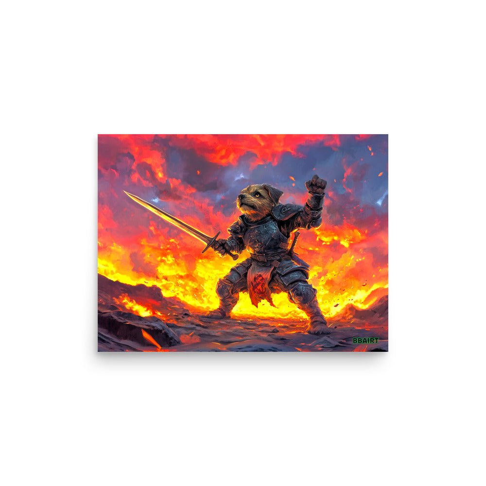 Emberpaw the Brave - Photo Paper Poster - BBairt