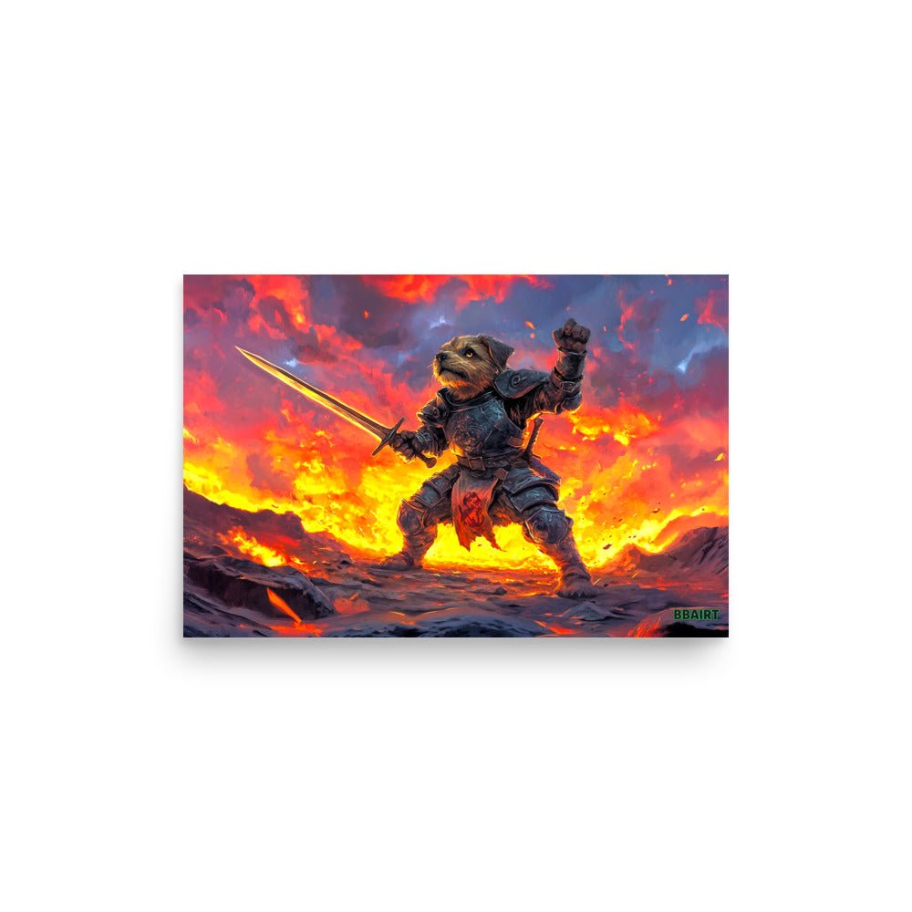 Emberpaw the Brave - Photo Paper Poster - BBairt