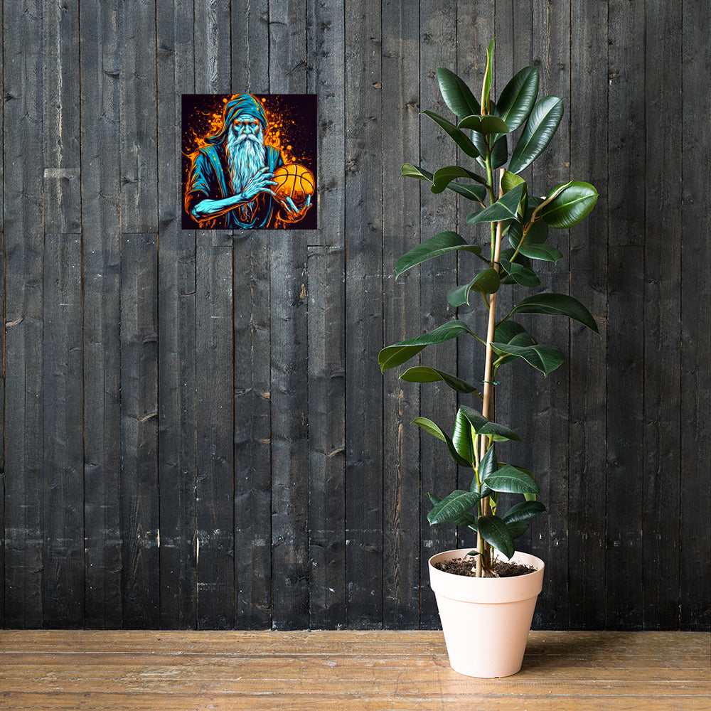 Morgarath Nightshade, Basketball Wizard - Matte Poster