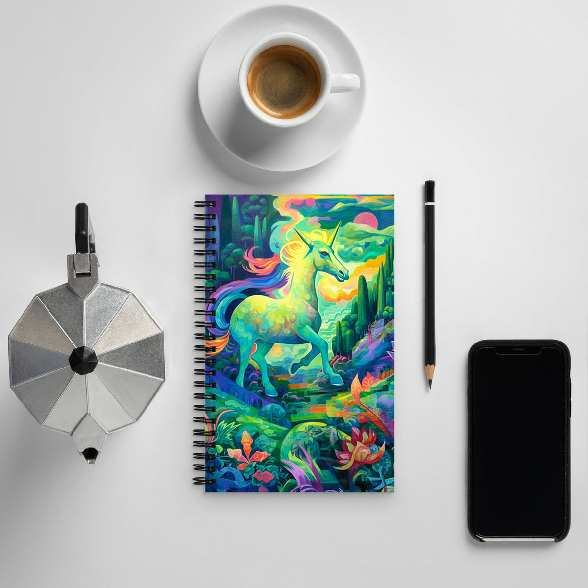 Enigma of the Valley - Spiral notebook - BBairt