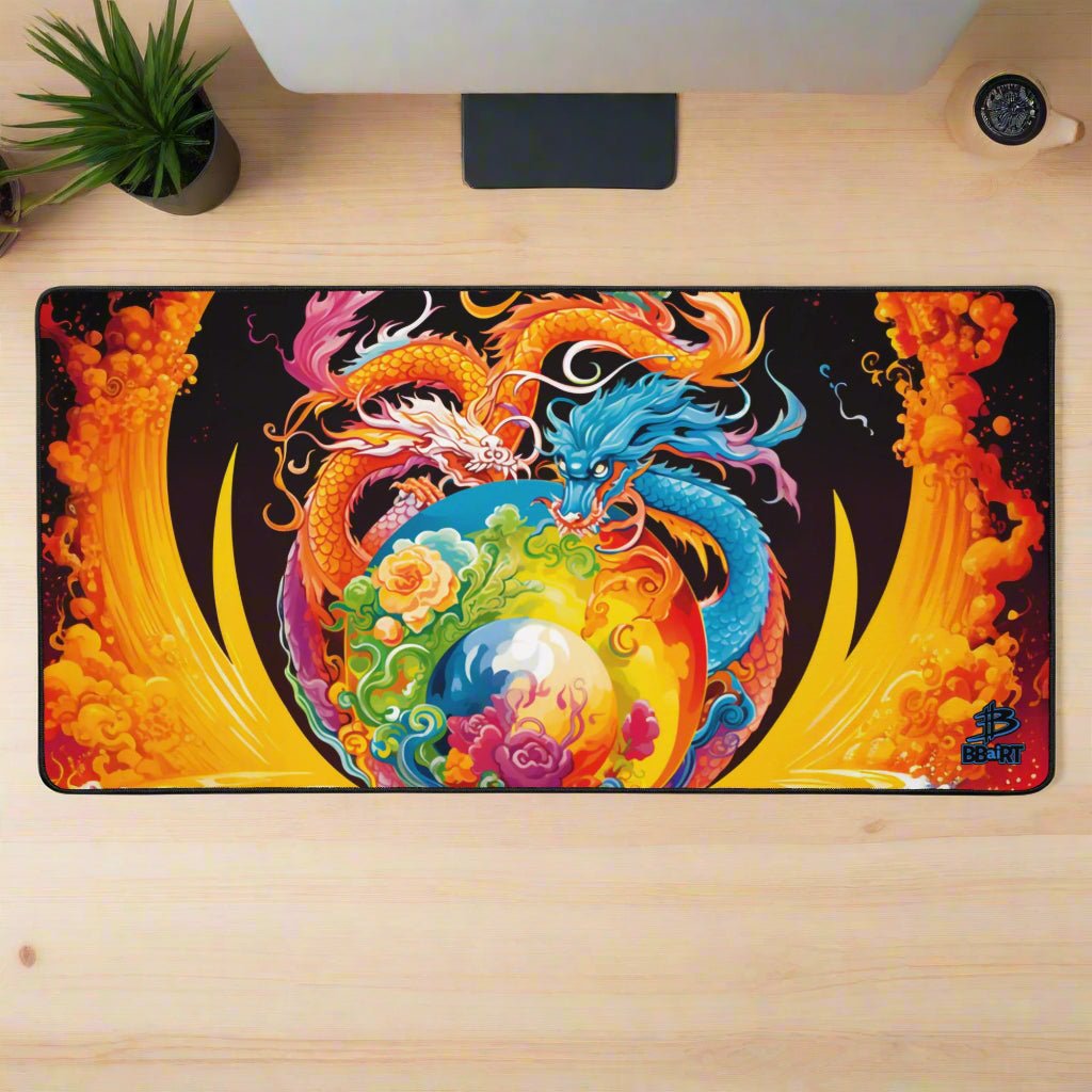 Eternal Harmony Desk Mat – Dragon Design