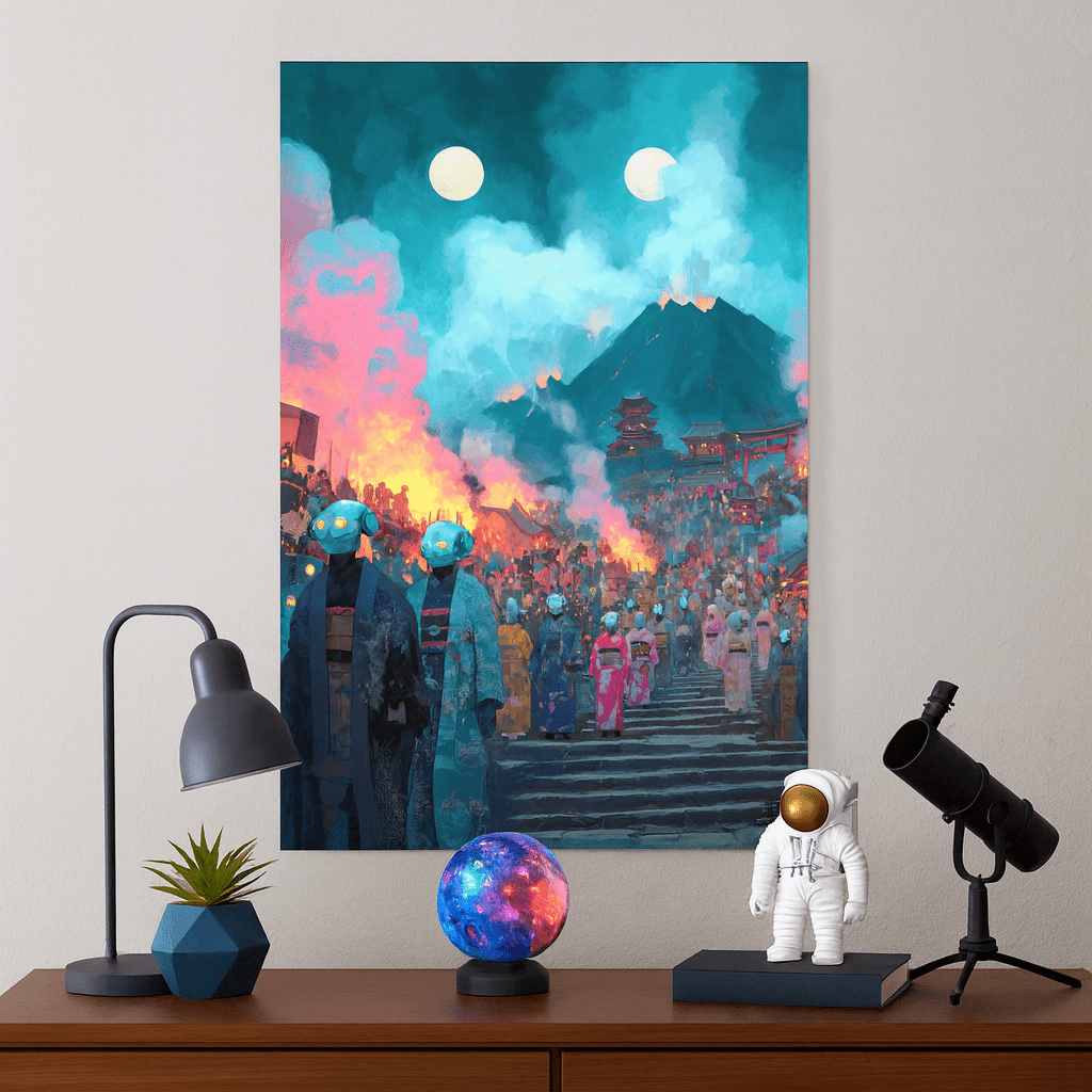 Festival of the Twin Moons – Photo Paper Poster - BBairt