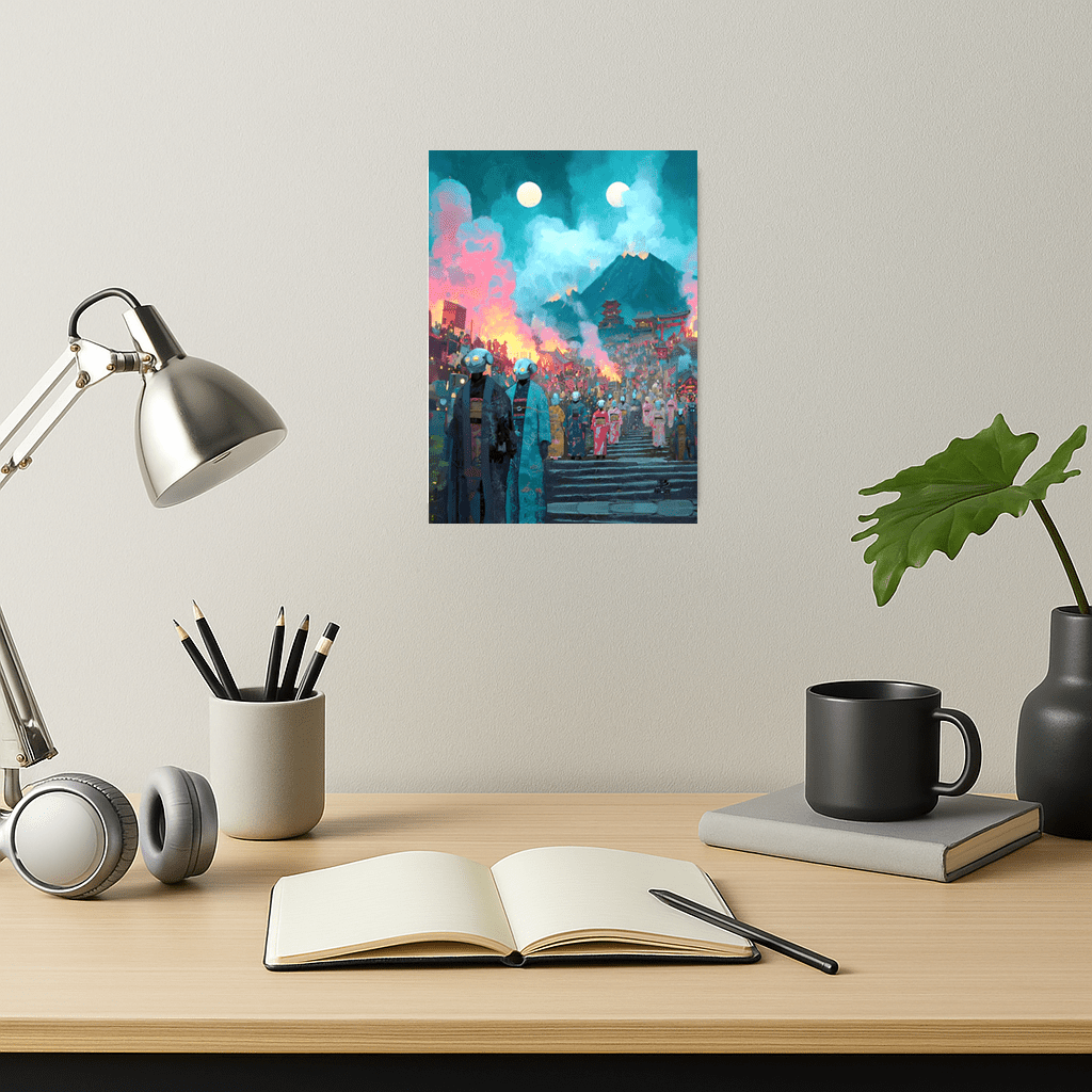Festival of the Twin Moons – Photo Paper Poster - BBairt