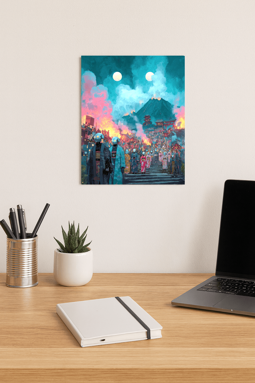 Festival of the Twin Moons – Photo Paper Poster - BBairt