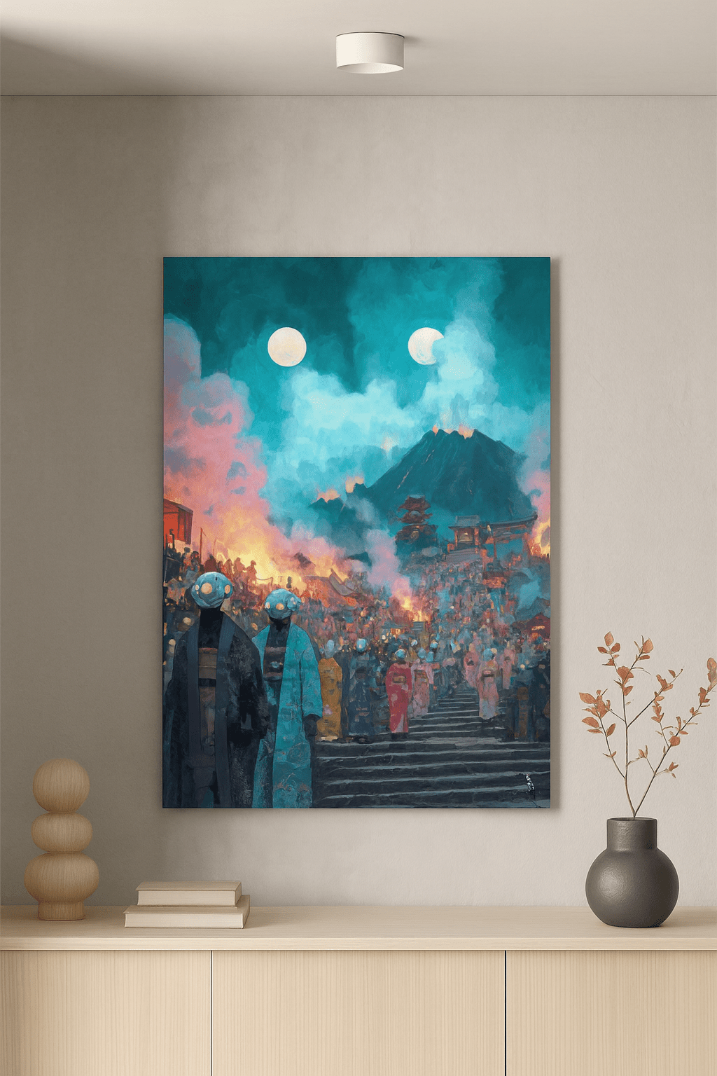 Festival of the Twin Moons – Photo Paper Poster - BBairt