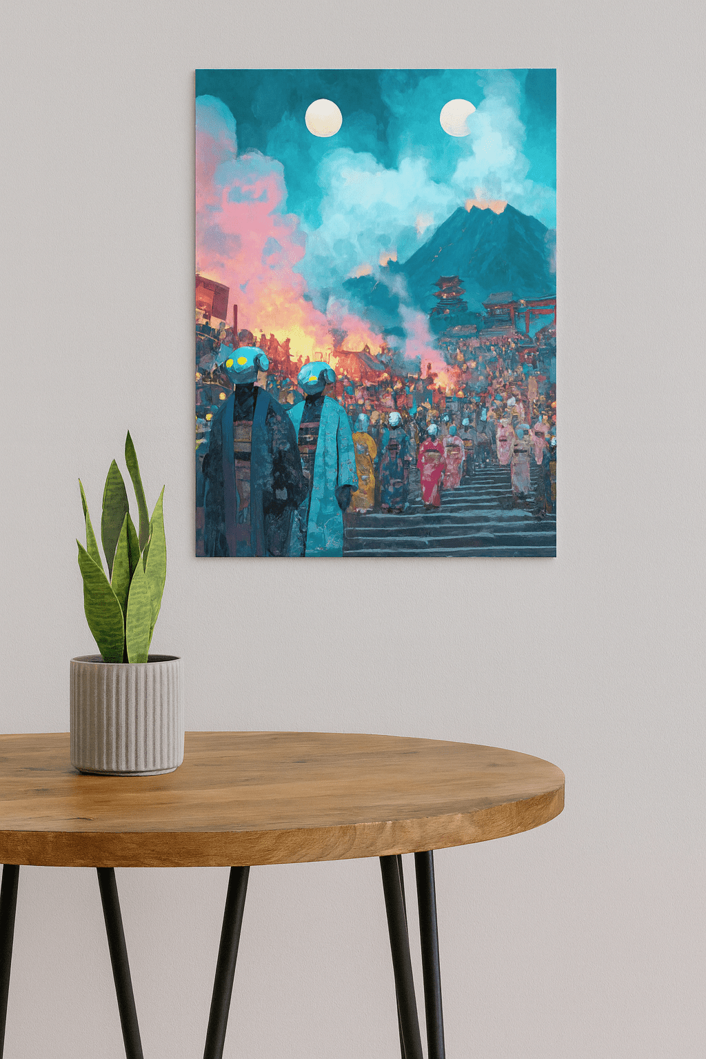 Festival of the Twin Moons – Photo Paper Poster - BBairt