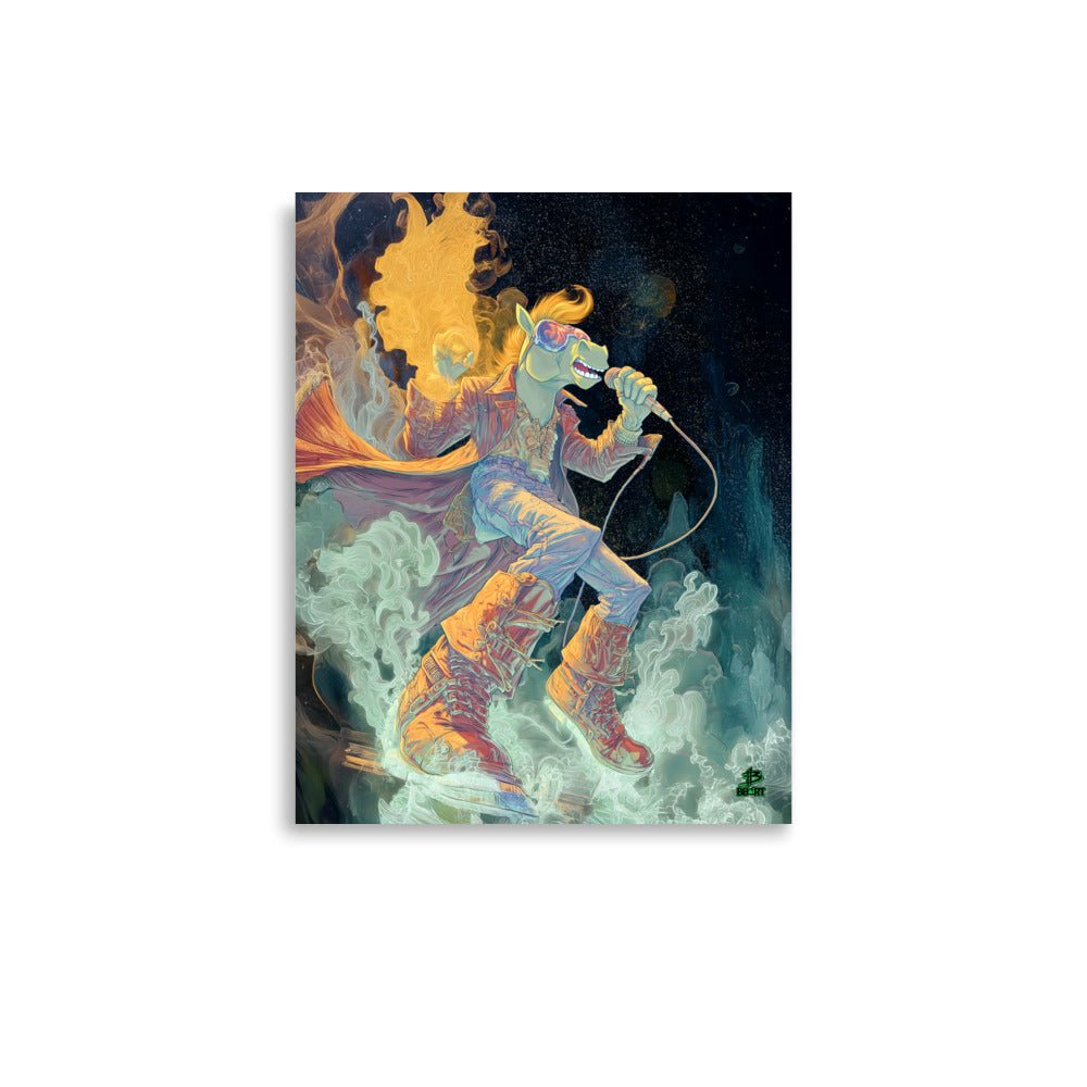 Flarehoof the Micbreaker – Photo Paper Poster - BBairt