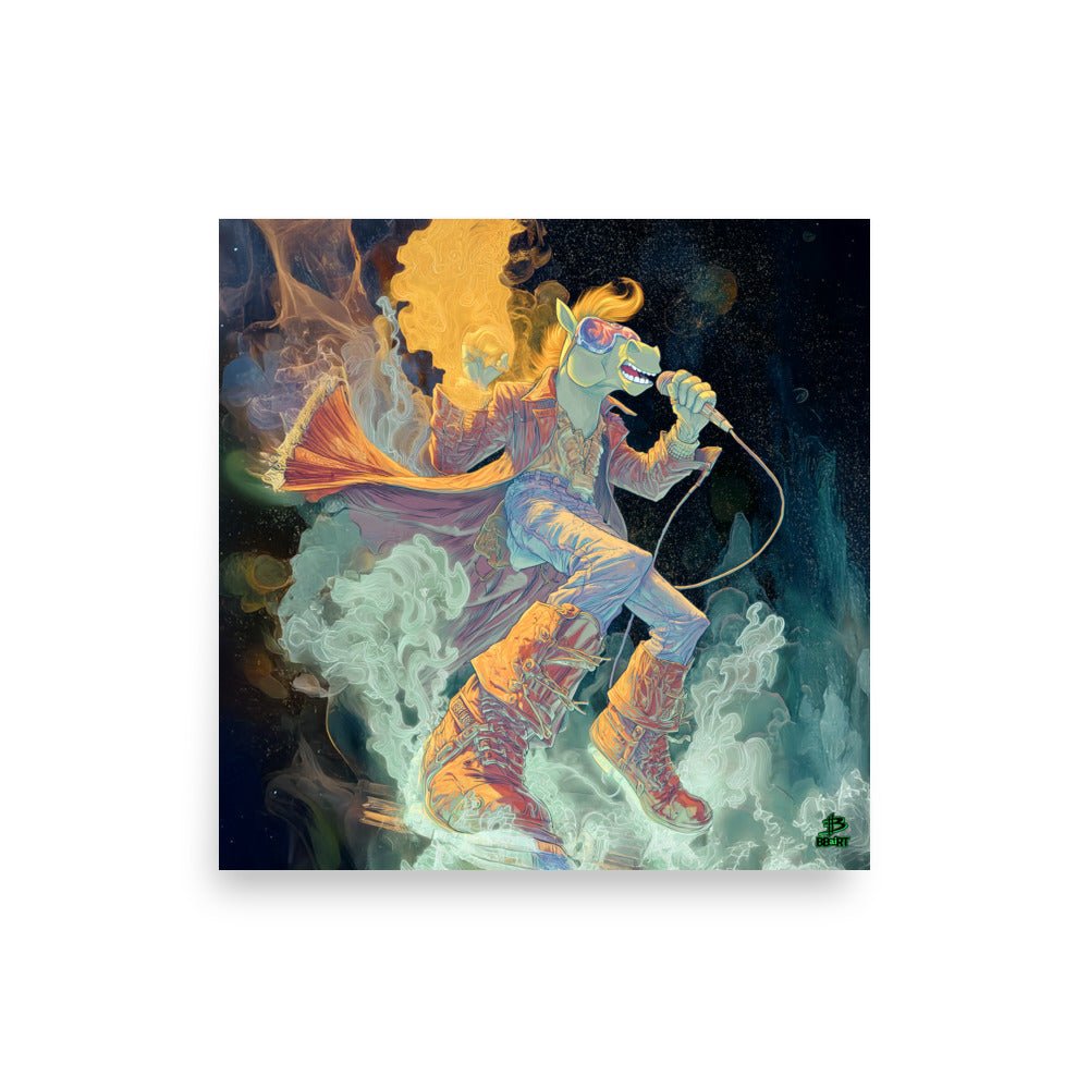 Flarehoof the Micbreaker – Photo Paper Poster - BBairt