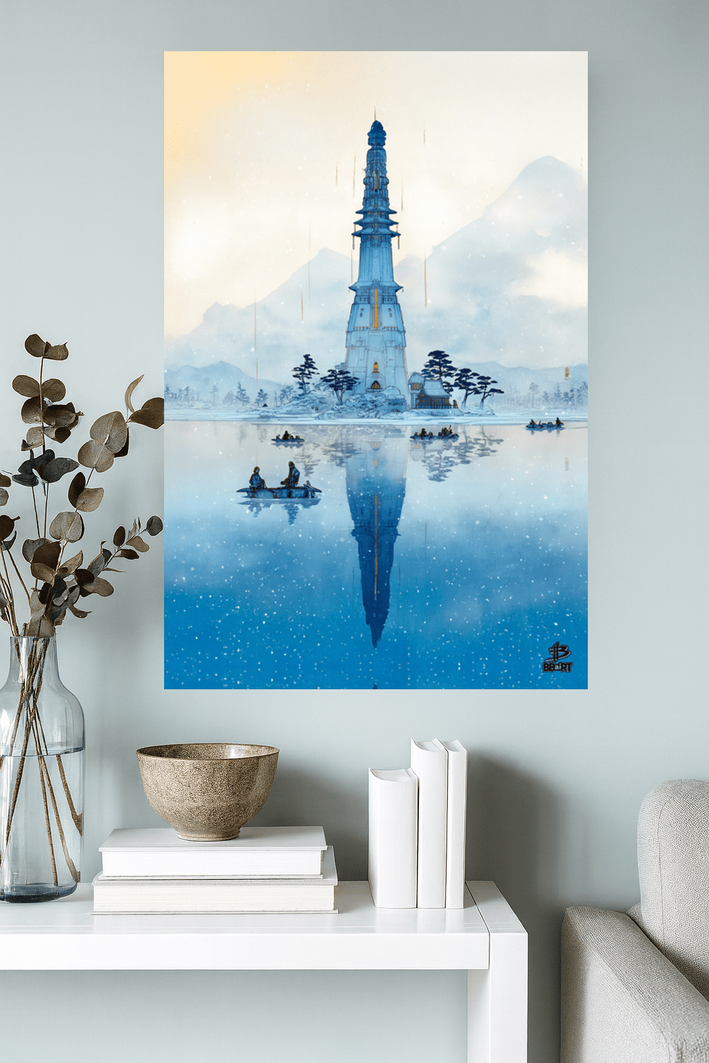 Frostspire Keep – Photo Paper Poster - BBairt