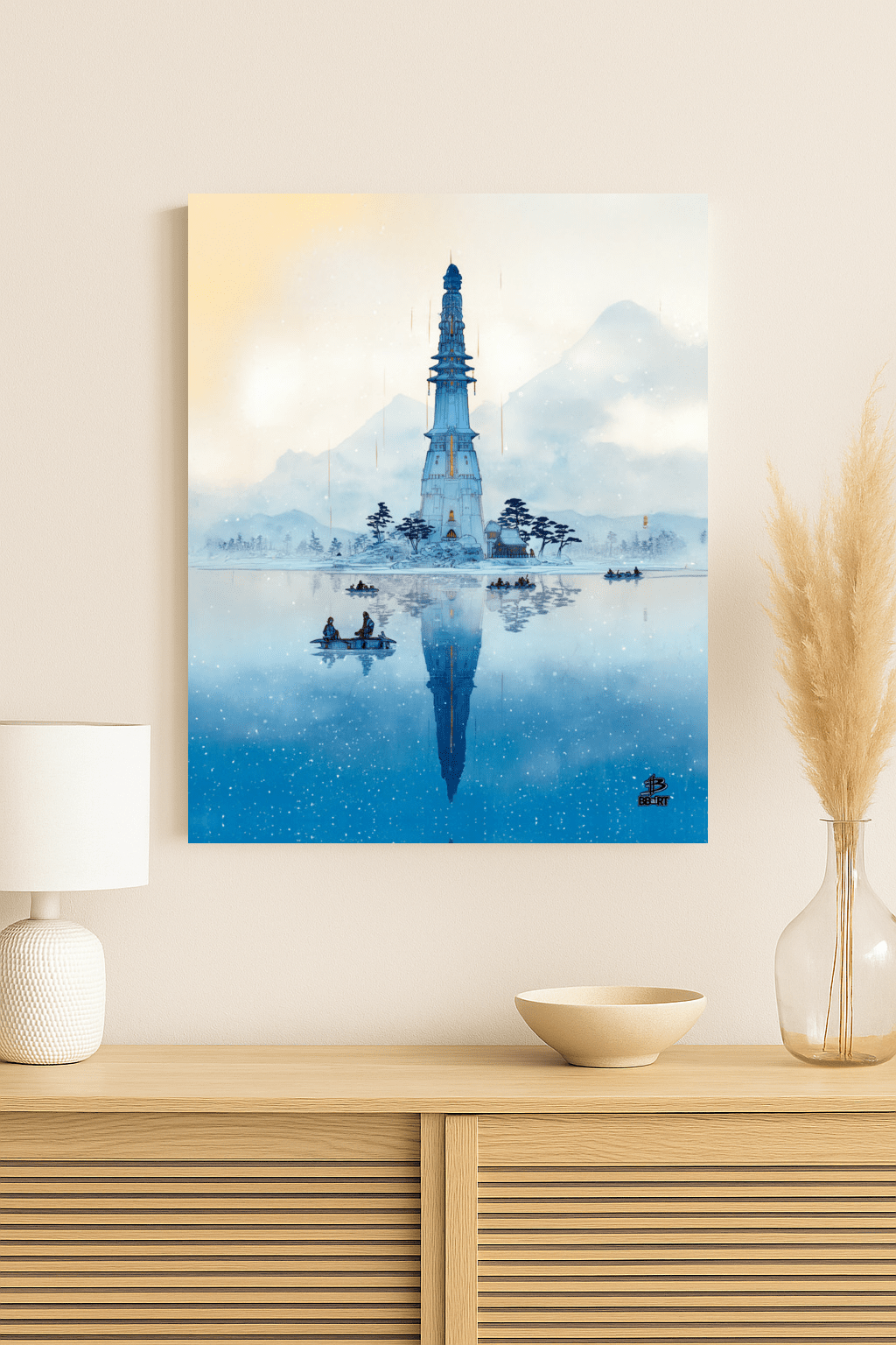 Frostspire Keep – Photo Paper Poster - BBairt