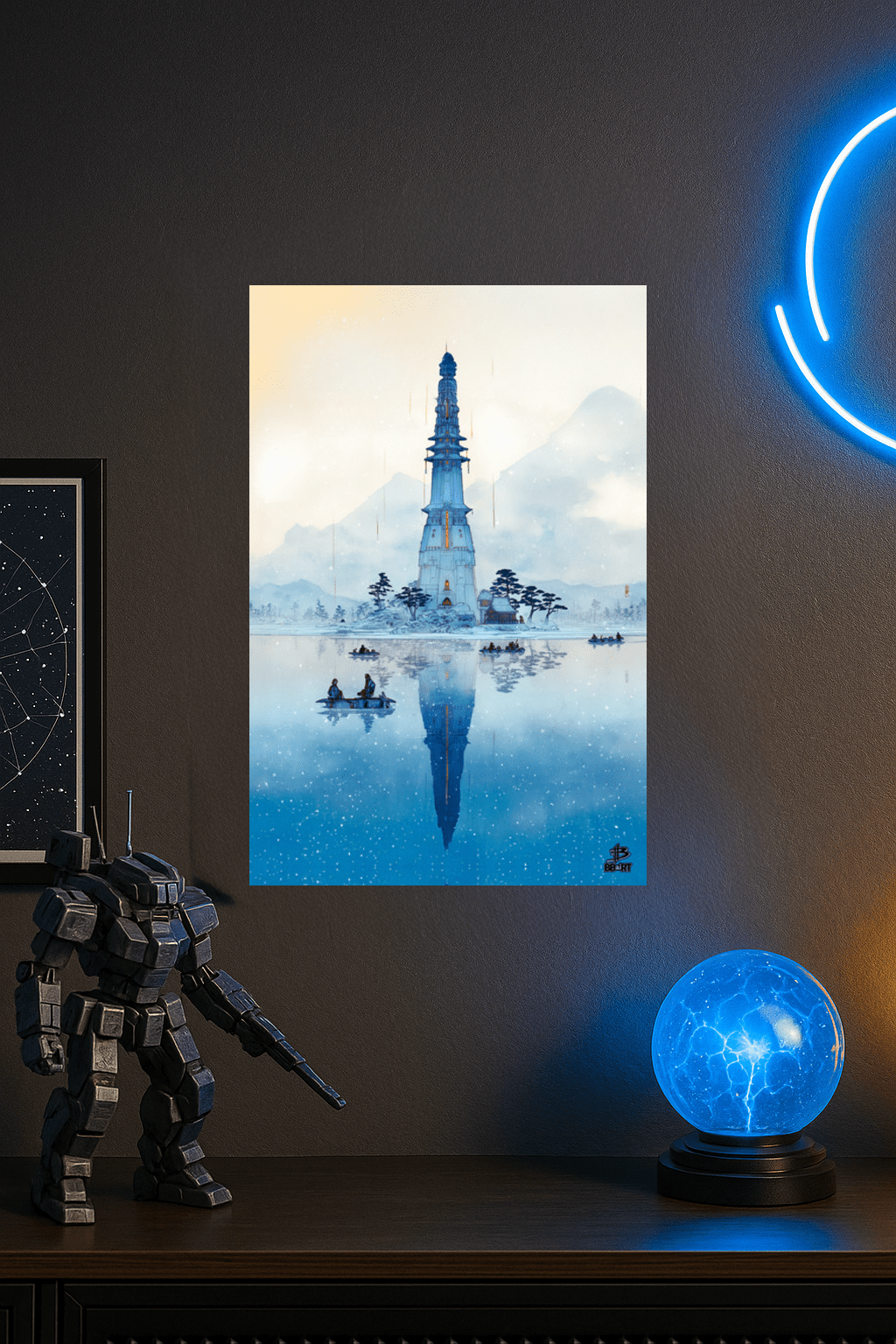 Frostspire Keep – Photo Paper Poster - BBairt