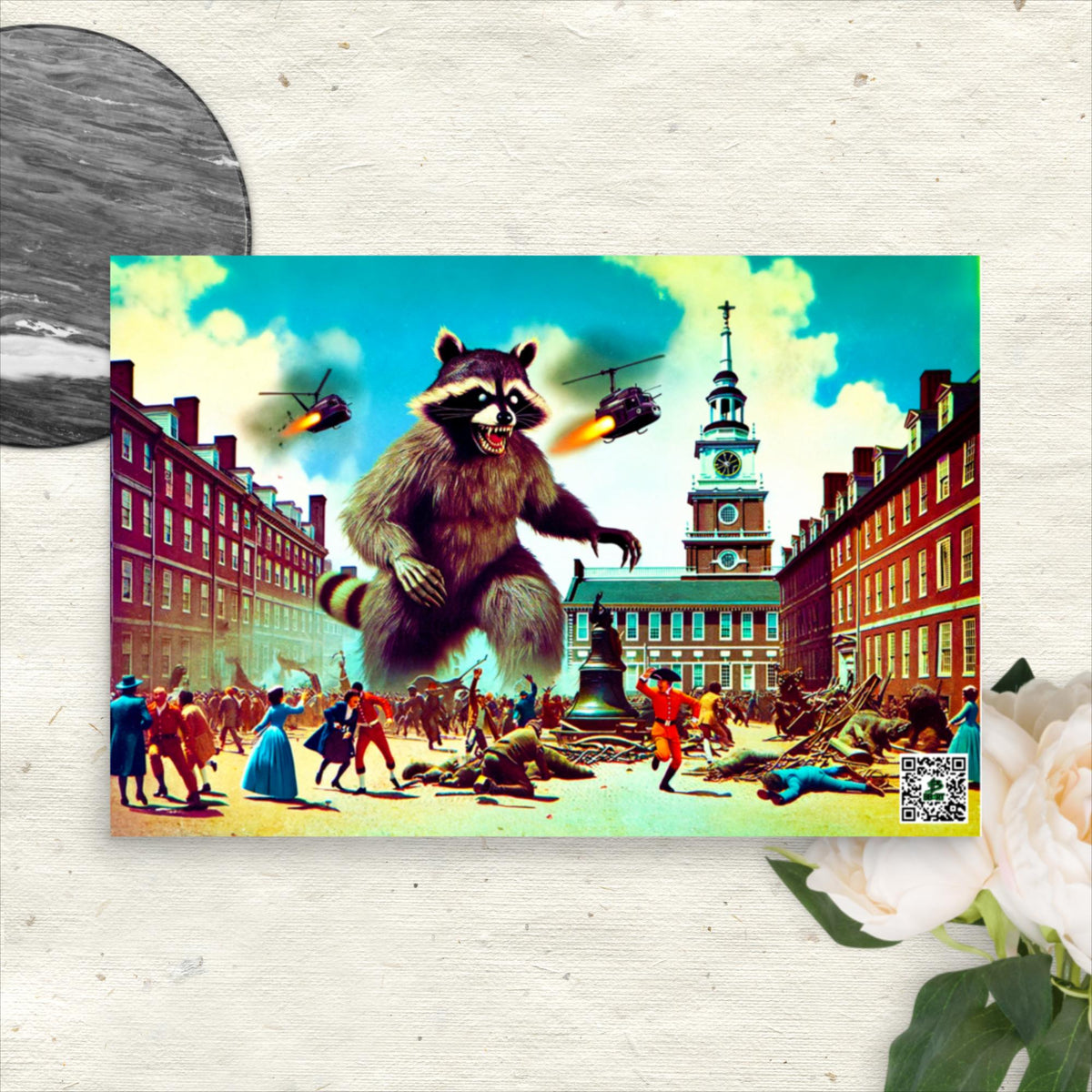 Furry Philly Fiasco - Photo paper poster - BBairt