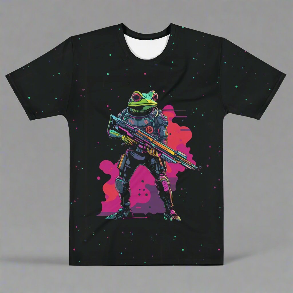 Galactic Ribbit - All - Over Print T-Shirt - BBairt