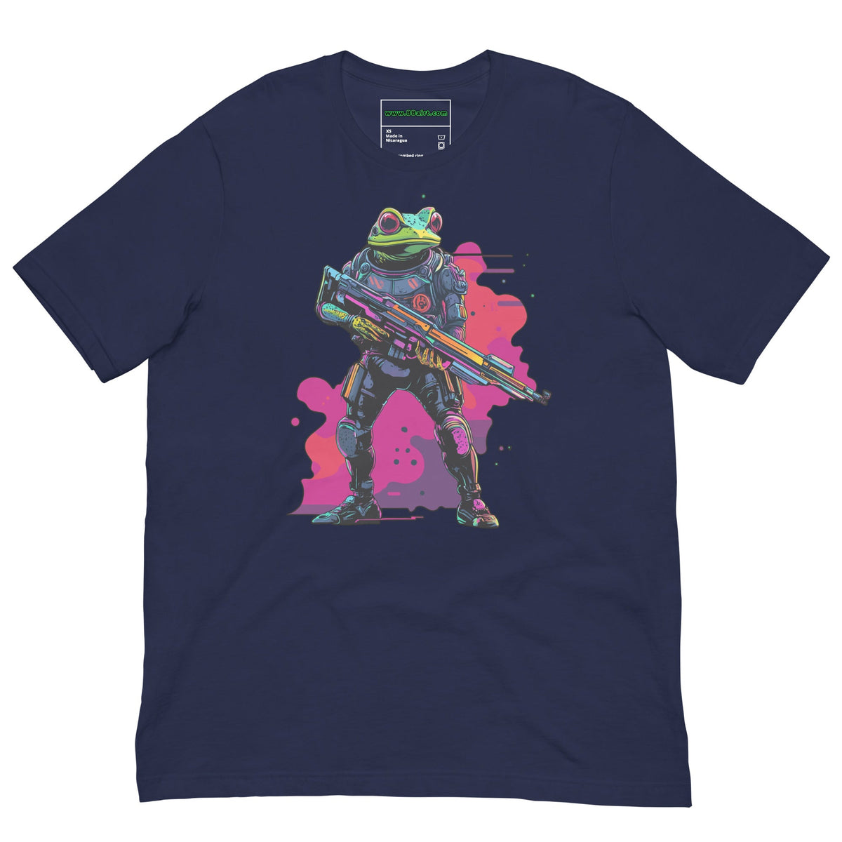 Galactic Ribbit - Unisex t-shirt - BBairt