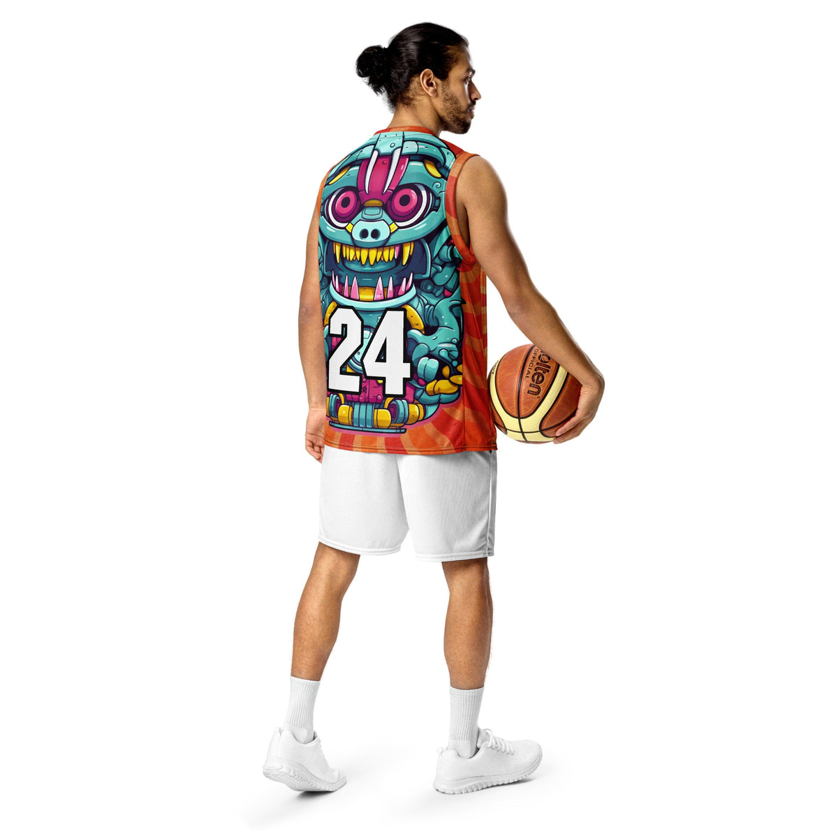 Gear Critter - Recycled unisex basketball jersey - Solar Flare Colorway - BBairt