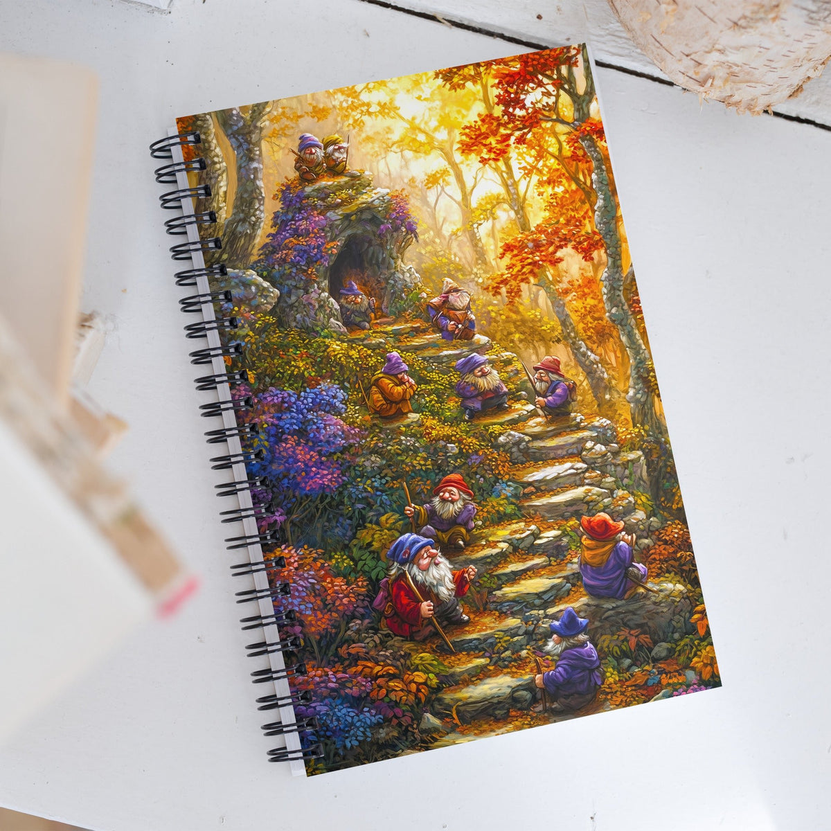 Golden Trail Spiral Notebook - Mythic Jheyz Collection - BBairt
