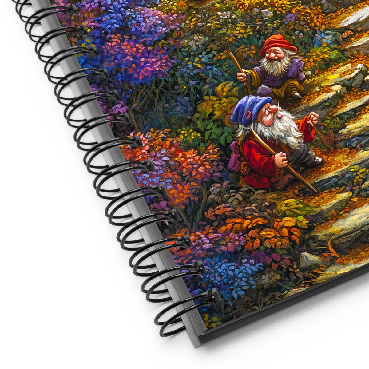 Golden Trail Spiral Notebook - Mythic Jheyz Collection - BBairt