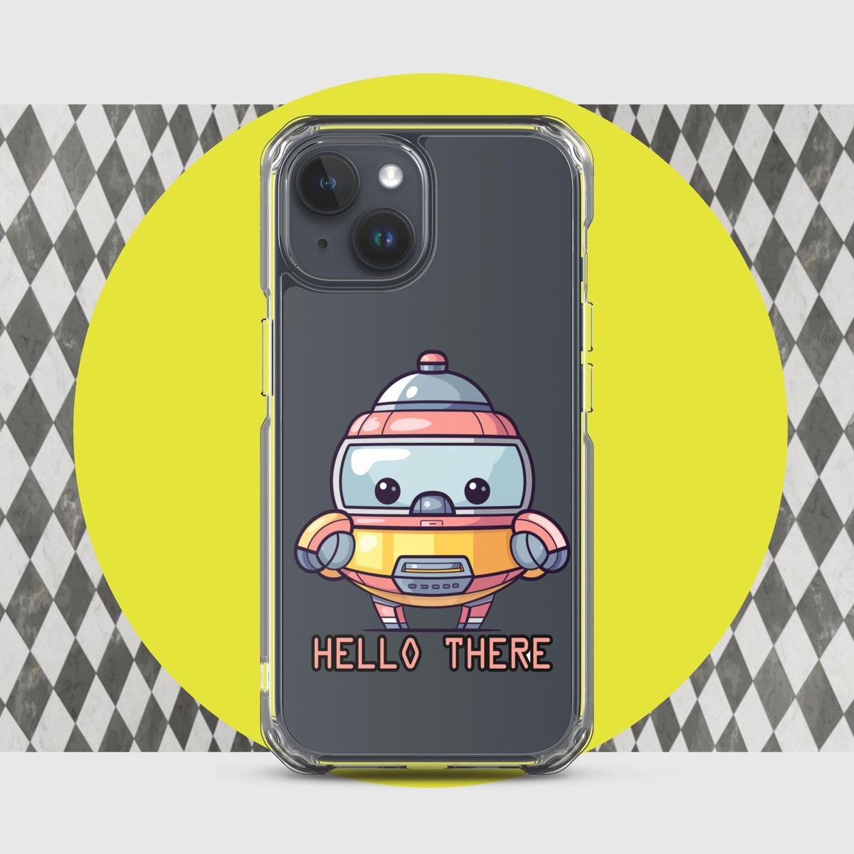 Greetbot Grinwell - Clear Case for iPhone® - BBairt