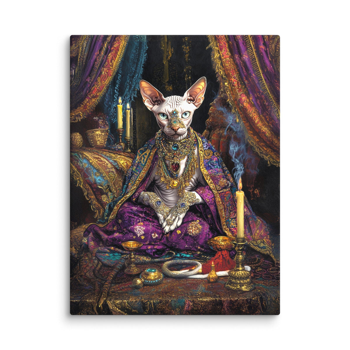 Her Majesty Sphinxara – Canvas Print - BBairt