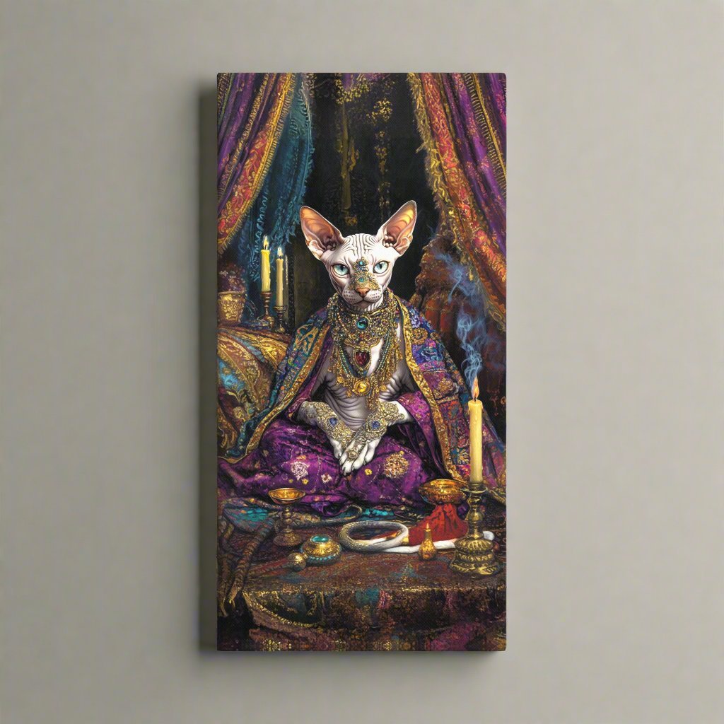 Her Majesty Sphinxara – Canvas Print - BBairt