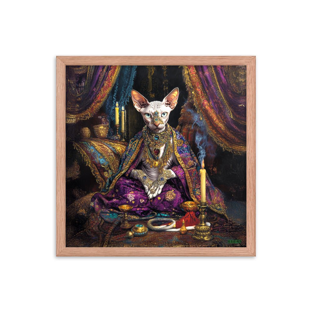 Her Majesty Sphinxara – Framed Photo Paper Poster - BBairt