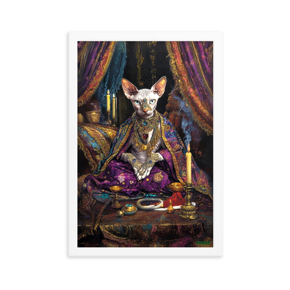 Her Majesty Sphinxara – Framed Photo Paper Poster - BBairt
