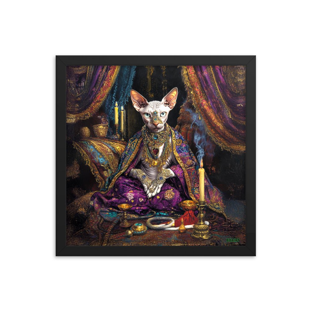 Her Majesty Sphinxara – Framed Photo Paper Poster - BBairt
