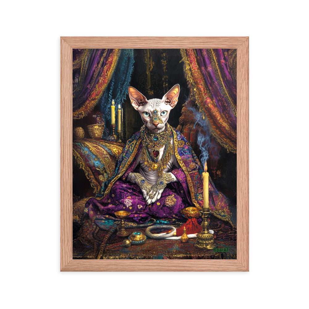 Her Majesty Sphinxara – Framed Photo Paper Poster - BBairt