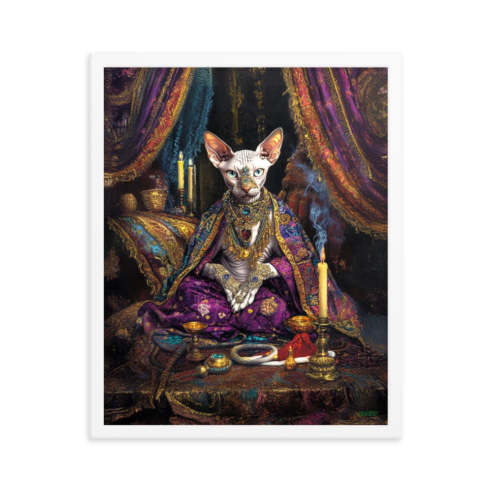 Her Majesty Sphinxara – Framed Photo Paper Poster - BBairt