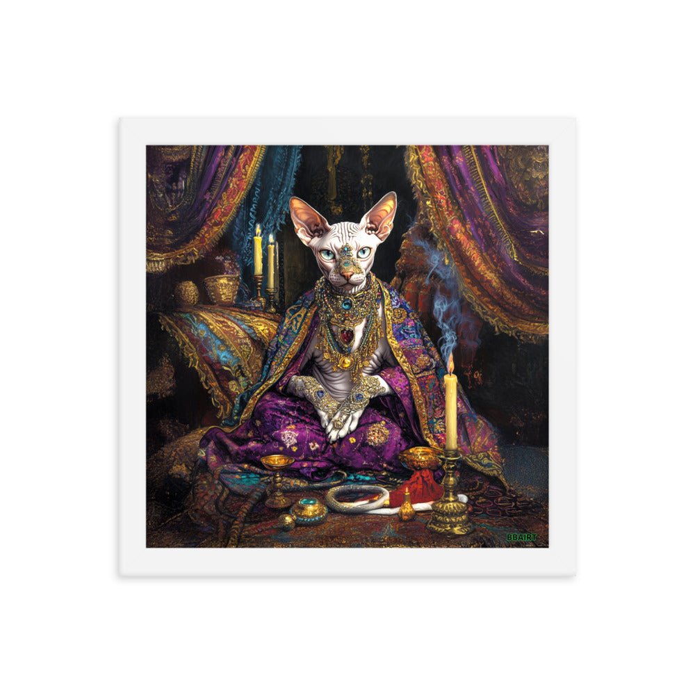 Her Majesty Sphinxara – Framed Photo Paper Poster - BBairt
