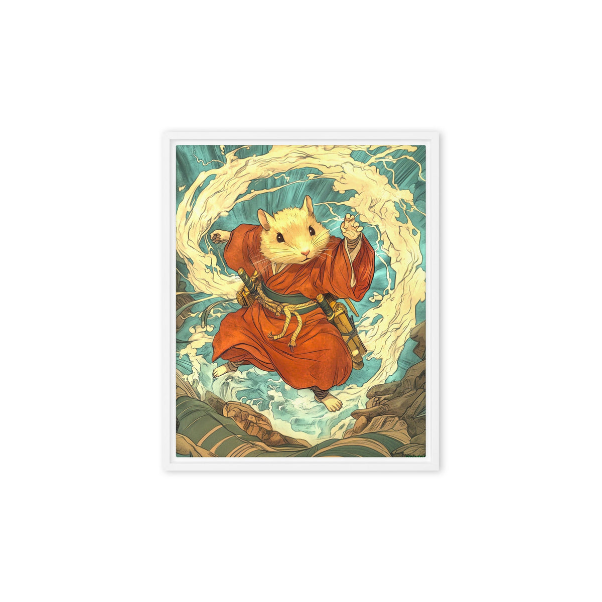 Hiro the Swift – Framed Canvas Print - BBairt