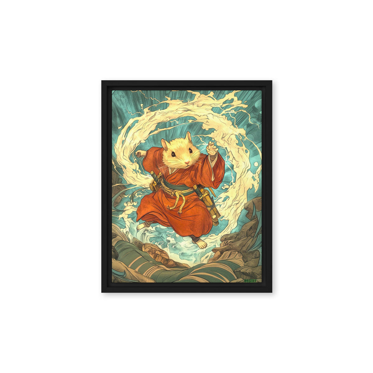 Hiro the Swift – Framed Canvas Print - BBairt