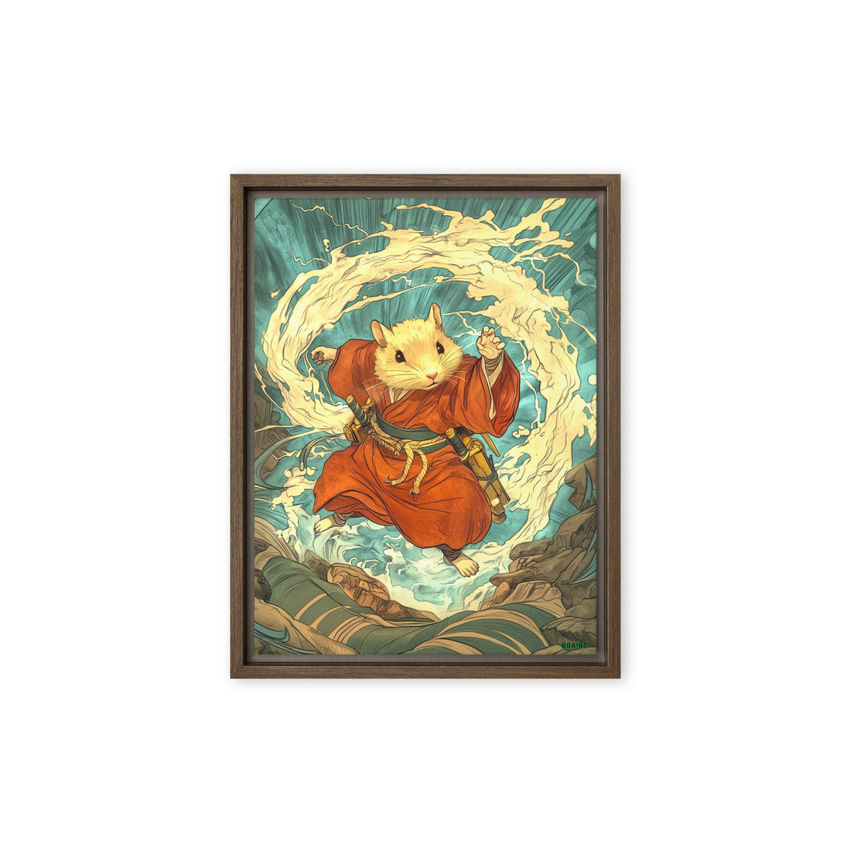 Hiro the Swift – Framed Canvas Print - BBairt