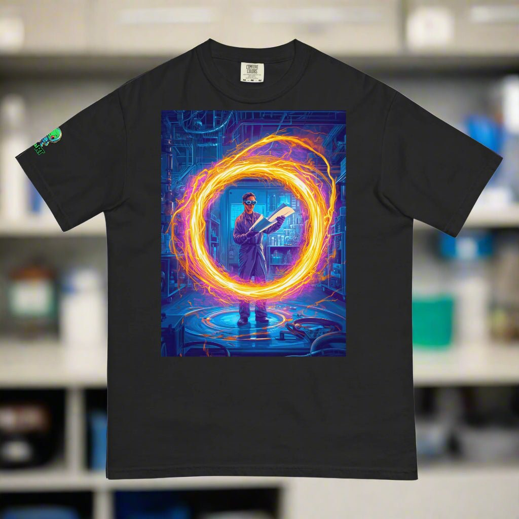 Igniting the Vortex - Unisex garment - dyed heavyweight t-shirt - BBairt