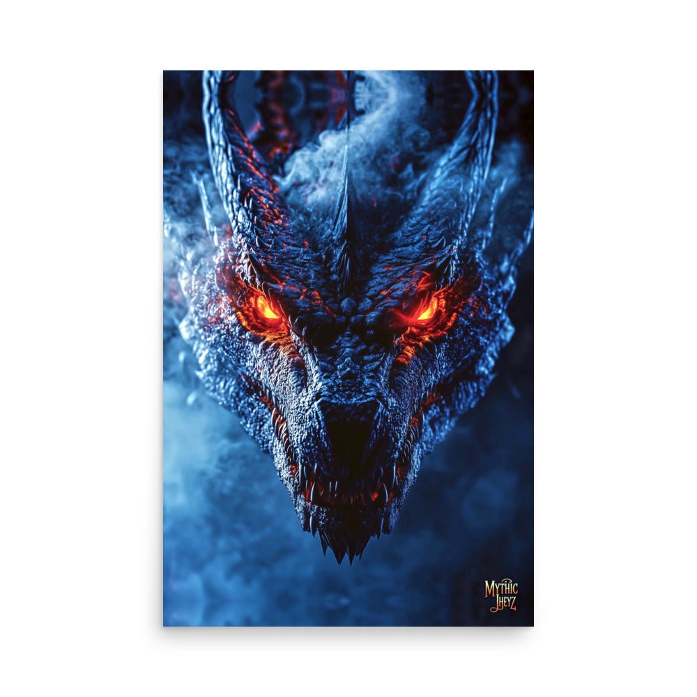 Infernal Gaze Photo Paper Poster - Mythic Jheyz Collection - BBairt