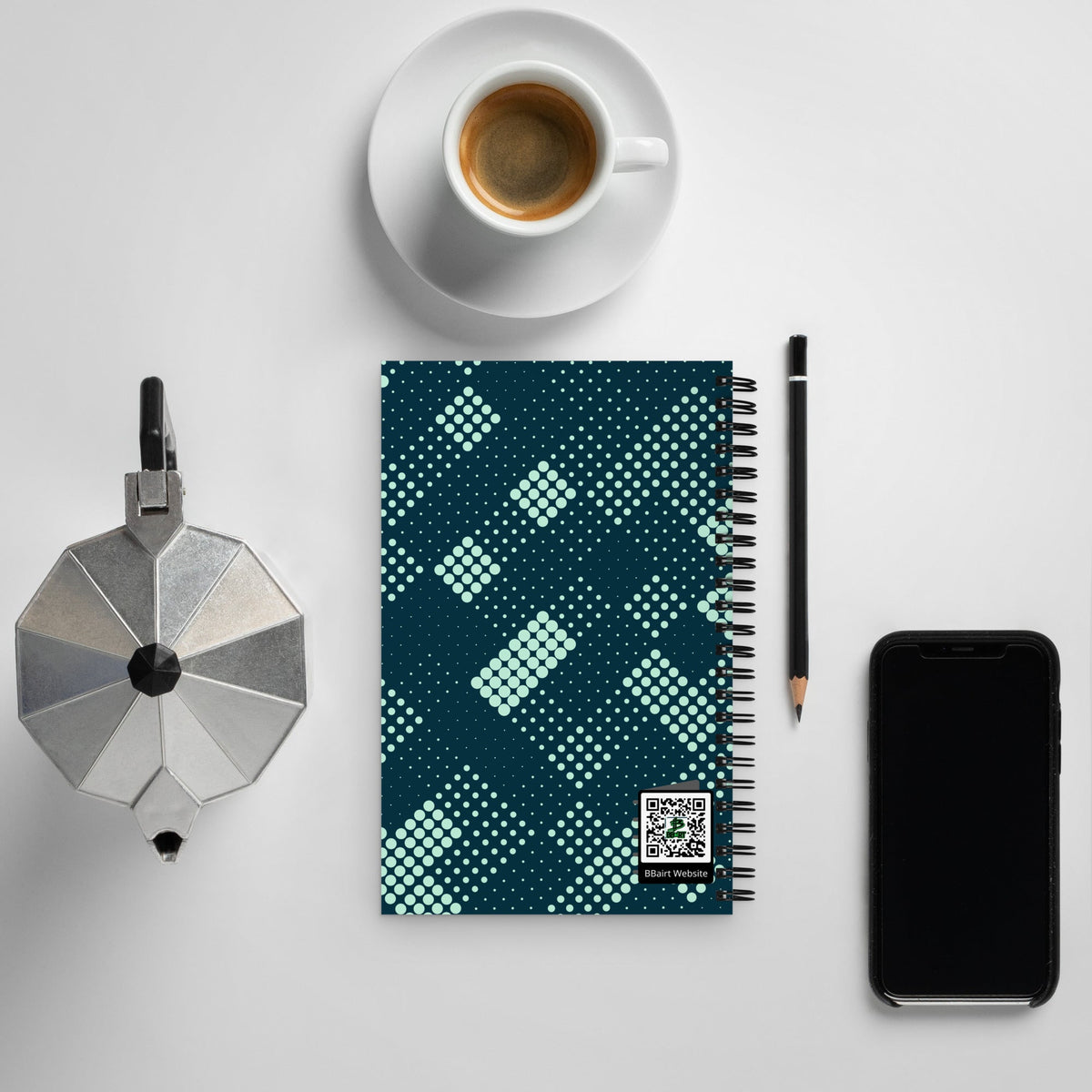 Kaiju Mountain - Spiral notebook - BBairt