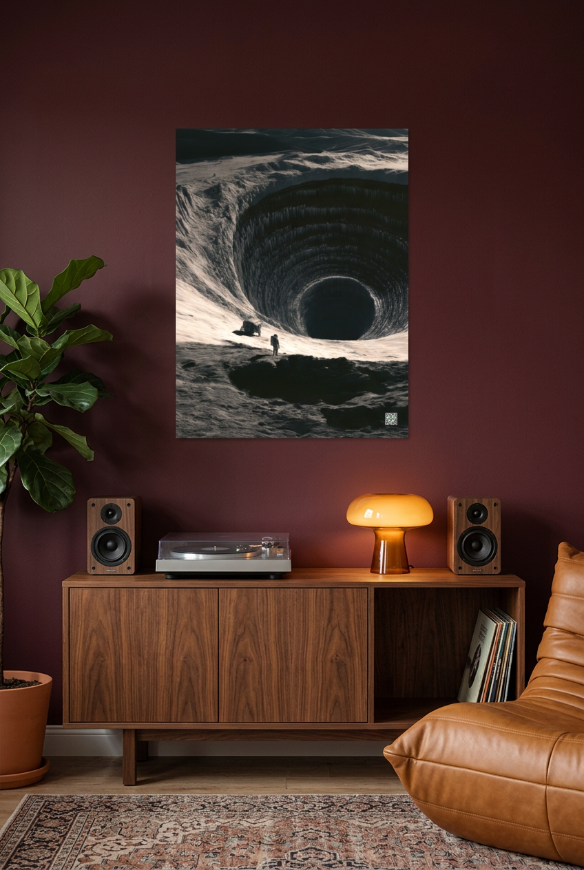 The Listening Hemisphere by BBairt — unframed 12 × 16 inch photo paper poster