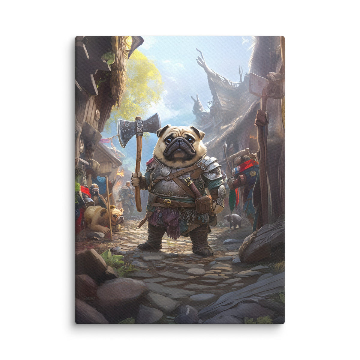 Lucy the Fearless – Canvas Print - BBairt