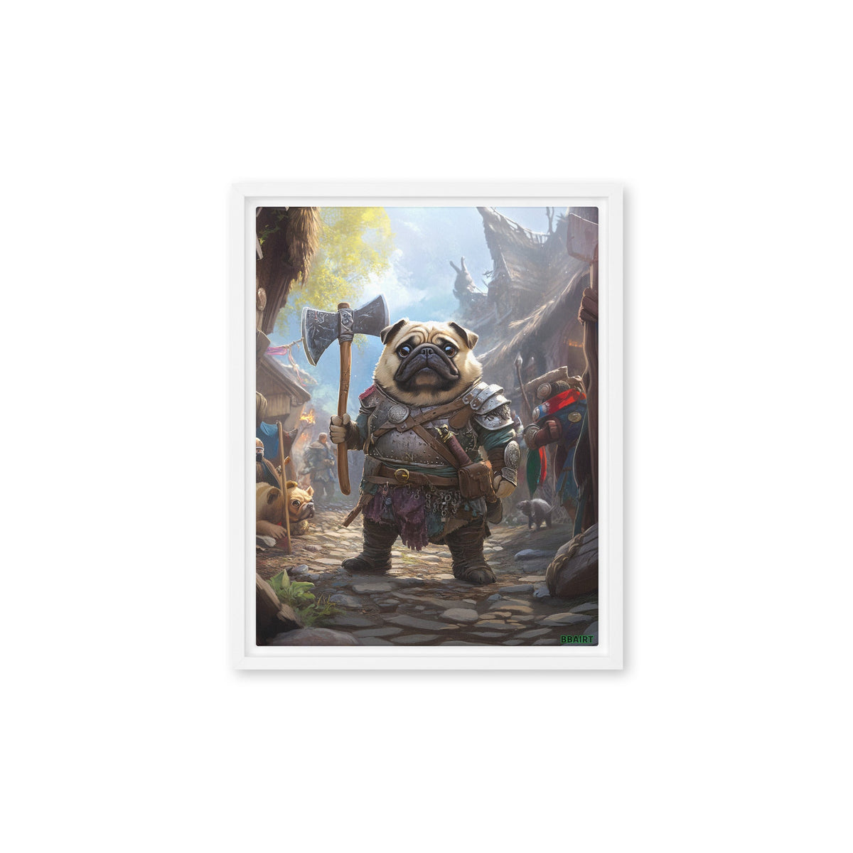 Lucy the Fearless – Framed Canvas Print - BBairt