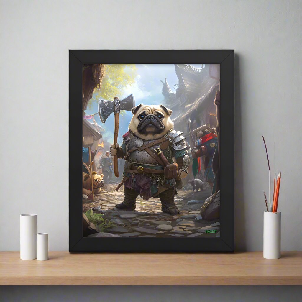 Lucy the Fearless – Framed Matte Poster - BBairt