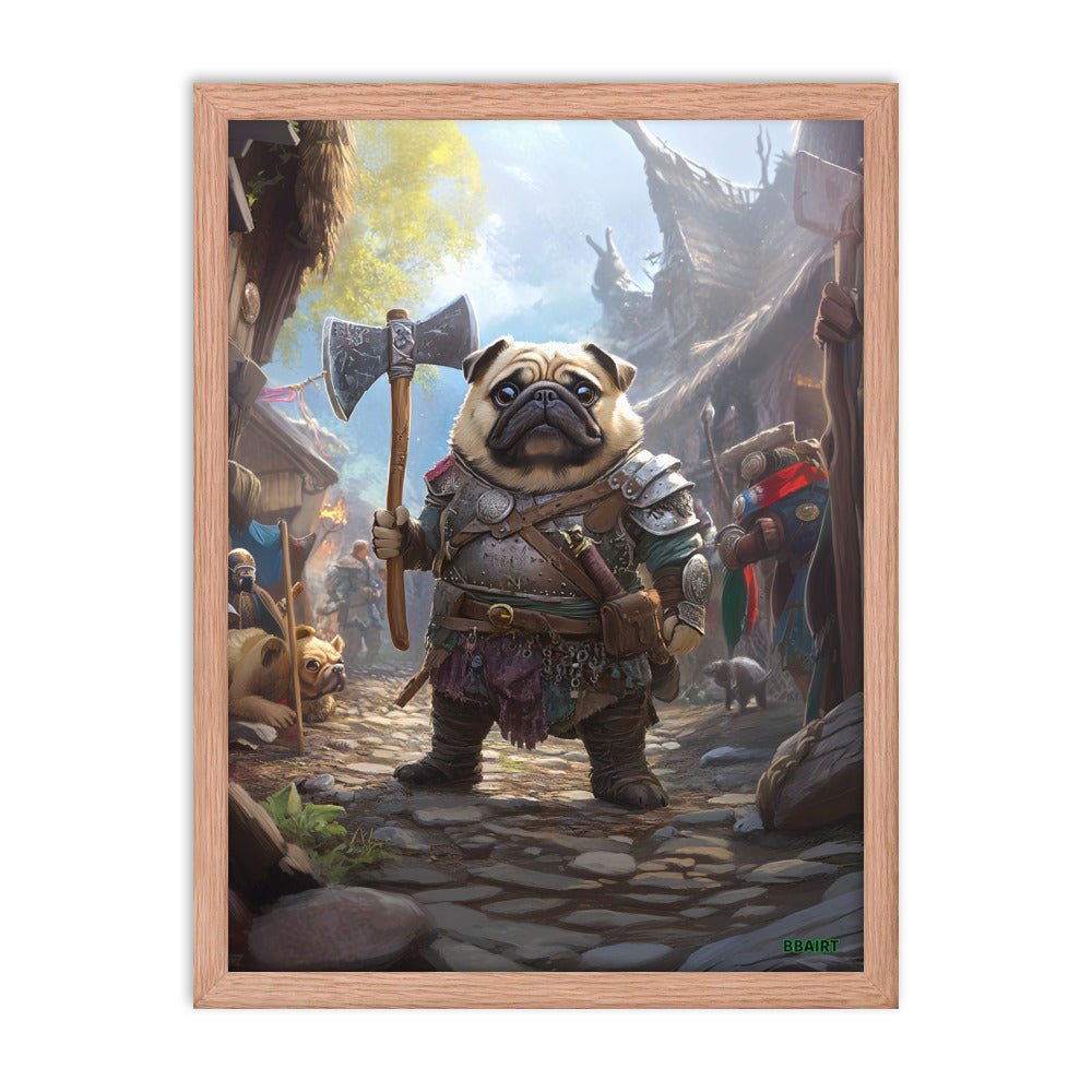 Lucy the Fearless – Framed Photo Paper Poster - BBairt