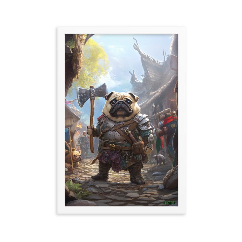 Lucy the Fearless – Framed Photo Paper Poster - BBairt